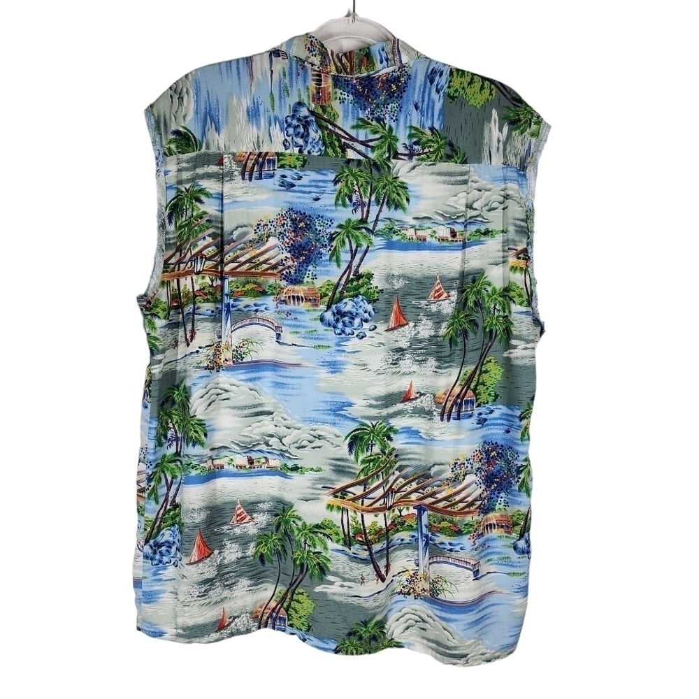 Pineapple Connection Tropical Theme Sleeveless Bu… - image 5